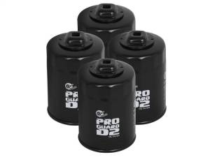 aFe ProGuard D2 Oil Filter (4 Pack) 11-13 Ford F-150 V6 3.5/3.7L / V8 5.0L (w/ 3/8in Ratchet Drive) - 44-LF025-MB