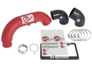 aFe - aFe BladeRunner 3in Red IC Tube Cold Side w/ Coupling & Clamp Kit 2016 GM Colorado/Canyon 2.8L - 46-20269-R - Image 9