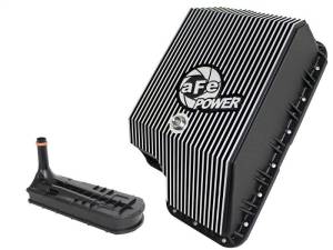 aFe - afe Transmission Pan (Black); Ford Diesel Trucks 03-10 V8-6.0/6.4L (td) - 46-70122-1 - Image 1