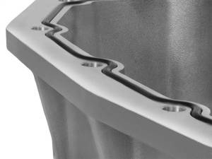 aFe - aFe Street Series Engine Oil Pan Raw w/ Machined Fins; 11-17 Ford Powerstroke V8-6.7L (td) - 46-70320 - Image 2