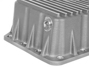 aFe - aFe Street Series Engine Oil Pan Raw w/ Machined Fins; 11-17 Ford Powerstroke V8-6.7L (td) - 46-70320 - Image 3