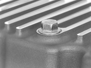 aFe - aFe Street Series Engine Oil Pan Raw w/ Machined Fins; 11-17 Ford Powerstroke V8-6.7L (td) - 46-70320 - Image 5