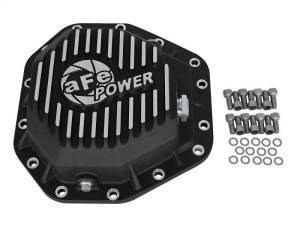 aFe - aFe Power Pro Ser Rear Diff Cover Black w/Mach Fins 2017 Ford Diesel Trucks V8-6.7L(td) Dana M275-14 - 46-70352 - Image 2