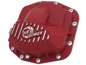 aFe Power Pro Series Front Differential Cover Red w/Machined Fins 18-19 Jeep JL (Dana M210) - 46-71030R