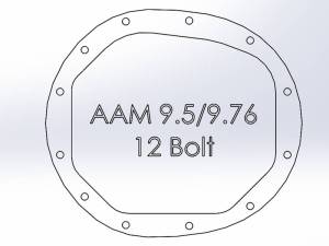aFe - aFe Power Pro Series AAM 9.5/9.76 Rear Diff Cover Black w/Mach Fins 14-19 GM Silverado/Sierra 1500 - 46-71120B - Image 6