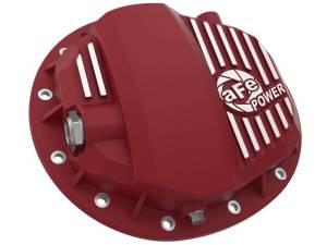 aFe - aFe Pro Series GMCH 9.5 Rear Diff Cover Red w/ Machined Fins 19-20 GM Silverado/Sierra 1500 - 46-71140R - Image 2