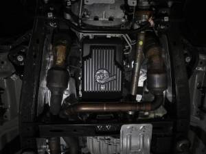 aFe - aFe 17-24 Ford F-150 10R60/10R80 Pro Series Rear Transmission Pan Black w/ Machined Fins - 46-71330B - Image 2