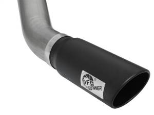 aFe - aFe MACHForce XP Exhaust Large Bore 5in DPF-Back Alu. 13-15 Dodge Trucks L6-6.7L (td) *Black Tip - 49-02051-1B - Image 6