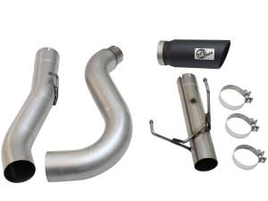 aFe - aFe MACHForce XP Exhaust Large Bore 5in DPF-Back Alu. 13-15 Dodge Trucks L6-6.7L (td) *Black Tip - 49-02051-1B - Image 8