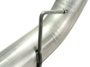 aFe - aFe Atlas 5in DPF-Back Aluminized Steel Exh Sys Ford Diesel Trucks 11-14 v8-6.7L td wrinkled blk tip - 49-03055-B - Image 3