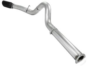 aFe - aFe Atlas 5in DPF-Back Aluminized Steel Exh Sys Ford Diesel Trucks 11-14 v8-6.7L td wrinkled blk tip - 49-03055-B - Image 7