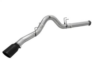 aFe - aFe Atlas Exhausts 5in DPF-Back Aluminized Steel Exhaust Sys 2015 Ford Diesel V8 6.7L (td) Black Tip - 49-03064-B - Image 2