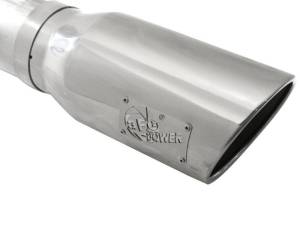 aFe - aFe Atlas Exhausts 5in DPF-Back Aluminized Steel Exhaust 2015 Ford Diesel V8 6.7L (td) Polished Tip - 49-03064-P - Image 2