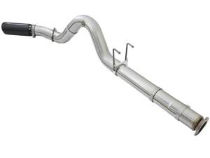 aFe - aFe ATLAS 5in DPF-Back Alum Steel Exhaust System w/Black Tip 2017 Ford Diesel Trucks V8-6.7L (td) - 49-03090-B - Image 4