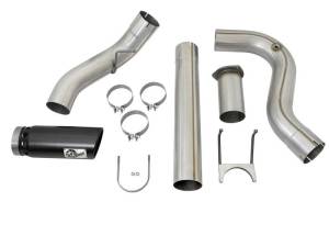 aFe - aFe ATLAS 5in DPF-Back Alum Steel Exhaust System w/Black Tip 2017 Ford Diesel Trucks V8-6.7L (td) - 49-03090-B - Image 9