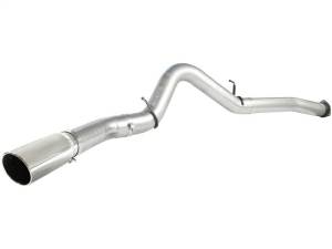 aFe - aFe ATLAS 5in DPF-Back Alum Steel Exhaust System Polished Tip GM Diesel Trucks 7.5-10 V8-6.6L td LMM - 49-04040-P - Image 3