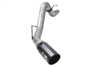 aFe - aFe LARGE BORE HD 3.5in DPF-Back Alum Exhaust w/Black Tip 2016 GM Colorado/Canyon 2.8L (td) - 49-04064-B - Image 1