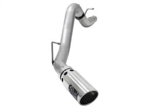 aFe - aFe LARGE BORE HD 3.5in DPF-Back Alum Exhaust w/Polished Tip 2016 GM Colorado/Canyon 2.8L (td) - 49-04064-P - Image 1