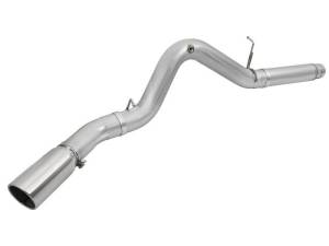 aFe - aFe Atlas Exhaust 5in DPF-Back Aluminized Steel w/ Polished Tips 16-17 GM Diesel Truck V8-6.6L (td) - 49-04081-P - Image 3