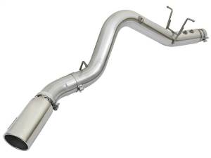 aFe - aFe ATLAS 5in DPF-Back Aluminized Steel Exhaust System w/Polished Tips 2017 GM Duramax 6.6L (td) L5P - 49-04085-P - Image 6