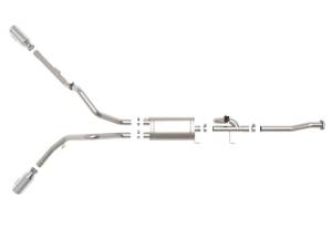 aFe - aFe Gemini XV 3in 304 SS Cat-Back Exhaust 15-20 Ford F-150 V6 2.7L/3.5 w/ Polished Tips - 49-33123-P - Image 10