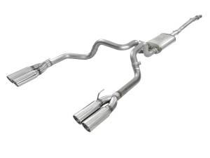 aFe - aFe Vulcan Series 3in 304SS Exhaust Cat-Back Exh w/ Pol Tips 2019 GM Silverado / Sierra 1500 V8-5.3L - 49-34105-P - Image 1