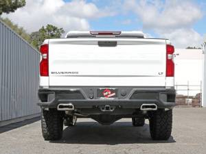aFe - aFe Gemini XV 4in to Dual 3in 304 SS Cat-Back Exhaust w/ Cutout 19-21 GM Silverado/Sierra V8-6.2L - 49-34140 - Image 5