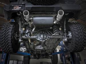aFe - aFe Rebel Series 2.5in 304 SS Cat-Back Exhaust w/ Polished Tips 2018+ Jeep Wrangler (JL) V6 3.6L - 49-38066-P - Image 4