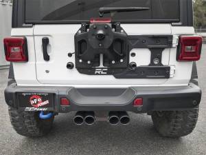 aFe - aFe Rebel Series 2.5in. 304 SS C/B Exhaust System 2018 Jeep Wrangler (JL) V6-3.6L - Black Tip - 49-38071-B - Image 5
