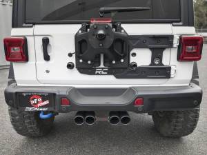aFe - aFe Rebel Series 2.5in 304 SS Cat-Back Exhaust w/ Black Tip 18-20 Jeep Wrangler (JL) - 49-38073-B - Image 2
