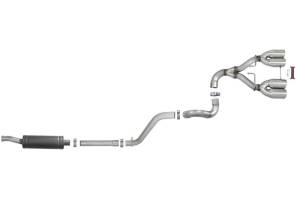 aFe - aFe Rebel Series 2.5in 304 SS Cat-Back Exhaust w/ Polished Tip 18-20 Jeep Wrangler (JL) - 49-38073-P - Image 6