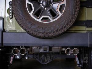 aFe - aFe Vulcan Series 2.5in 304SS Cat-Back Exhaust 07-18 Jeep Wrangler (JK) V6-3.6/3.8L w/ Polished Tips - 49-38087-P - Image 7