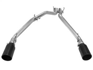 aFe - aFe MACHForce XP DPF-Back Exhaust 3in SS w/ 6in Black Tips 2014 Dodge Ram 1500 V6 3.0L EcoDiesel - 49-42044-B - Image 2