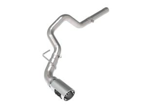 aFe Large Bore-HD 3in 409-SS DPF-Back Exhaust System w/ Polished Tip 14-19 RAM 1500 V6 3.0L (td) - 49-42065-P