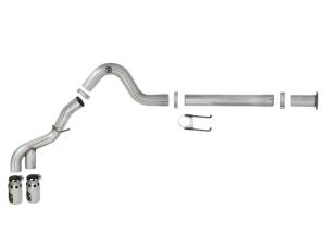 aFe - aFe Power 15-16 Ford F250/F350 6.7L Diesel Rebel XD 4in 409 SS DPF-Back Exhaust System - Pol Tips - 49-43121-P - Image 5