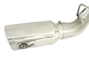 aFe - aFe MachForce XP Exhaust 4inch DP-Back All SS 2011-14 GM Diesel Trucks V8-6.6L LML Polished - 49-44043-P - Image 2