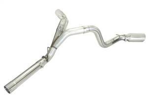 aFe - aFe MachForce XP Exhaust 4inch DP-Back All SS 2011-14 GM Diesel Trucks V8-6.6L LML Polished - 49-44043-P - Image 4