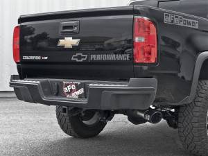 aFe - aFe Mach Force-XP Exhaust 3in CB SS 15-17 GM Colorado/Canyon 2.5L/3.6L Side Exit w/ Black Tip - 49-44058-B - Image 2