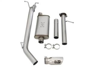 aFe - aFe Mach Force-XP Exhaust 3in CB SS 15-17 GM Colorado/Canyon 2.5L/3.6L Side Exit w/ Polished Tip - 49-44058-P - Image 8