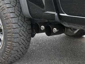 aFe - aFe Rebel Series CB 3in Middle Side Exit SS Exht w/ Black Tips 15-17 Chevy Colorado / GMC Canyon - 49-44061-B - Image 2