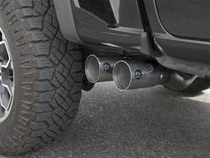 aFe - aFe Rebel Series CB 3in Middle Side Exit SS Exht w/Polish Tips 15-17 Chevy Colorado / GMC Canyon - 49-44061-P - Image 2