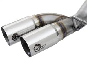 aFe - aFe Rebel Series CB 3in Middle Side Exit SS Exht w/Polish Tips 15-17 Chevy Colorado / GMC Canyon - 49-44061-P - Image 4