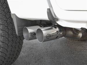 aFe - aFe Rebel Series DPF-Back 3in Side Exit SS Exhaust w/ IC Polished Tips 2016 GM Colorado/Canyon 2.8L - 49-44065-P - Image 2