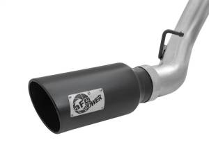 aFe - aFe LARGE Bore HD 4in Dual DPF-Back SS Exhaust w/Black Tip 16-17 GM Diesel Truck V8-6.6L (td) LML - 49-44080-B - Image 9