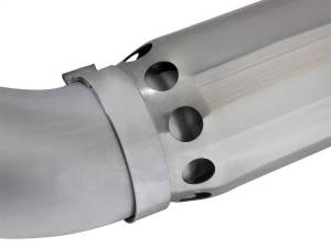 aFe LARGE Bore HD 5in Exhausts DPF-Back SS w/ Pol Tips 16-17 GM Diesel Truck V8-6.6L (td) LML/L5P - 49-44081-P