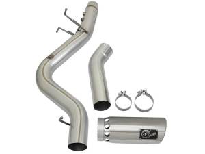 aFe - aFe LARGE BORE HD 5in 409-SS DPF-Back Exhaust w/Polished Tip 2017 GM Duramax V8-6.6L (td) L5P - 49-44085-P - Image 8