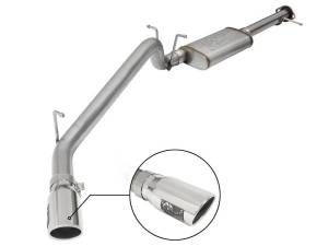 aFe - aFe MACH Force-Xp 3.0in 304 SS Cat-Back Exhaust w/ Polished Tip 17-18 GM Colorado/Canyon - 49-44097-P - Image 1