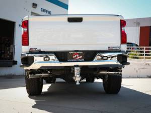 aFe - aFe Large Bore-HD 4in 409SS DPF-Back Exhaust System w/Polished Tips 20 GM Diesel Trucks V8-6.6L - 49-44126-P - Image 3