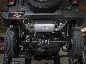 aFe - aFe Rebel Series 2.5in 409 SS Axle-Back Exhaust w/ Polished Tips 2018+ Jeep Wrangler (JL) V6 3.6L - 49-48067-P - Image 4