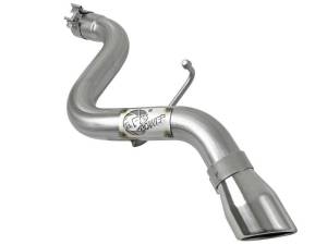 aFe MACH Force-Xp Axle-Back Exhaust System w/Polished Tip 18-20 Jeep Wrangler L4-2.0T / V6-3.6L - 49-48070-1P